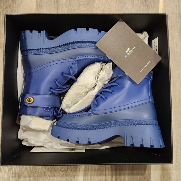 COACH - Blue Bootie - Size 5 - Picture 6 of 7